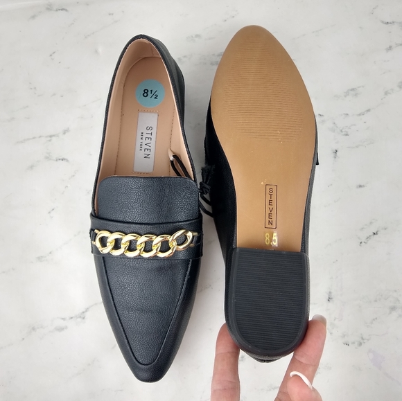 *LAST 1*NEW Steven New York Chained Loafers - Picture 3 of 4